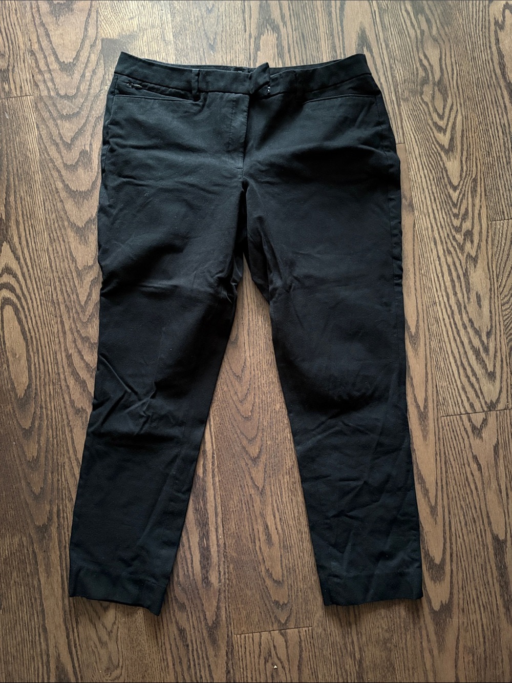 Cropped Blank Work Pants